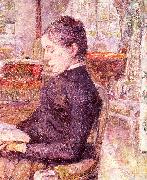  Henri  Toulouse-Lautrec, The Reading Room at the Chateau de Malrome